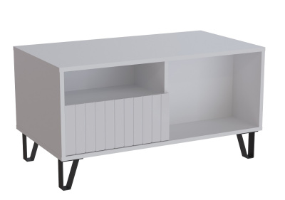 Стол журнальный Ливерпуль (Белый/Белый глянец)